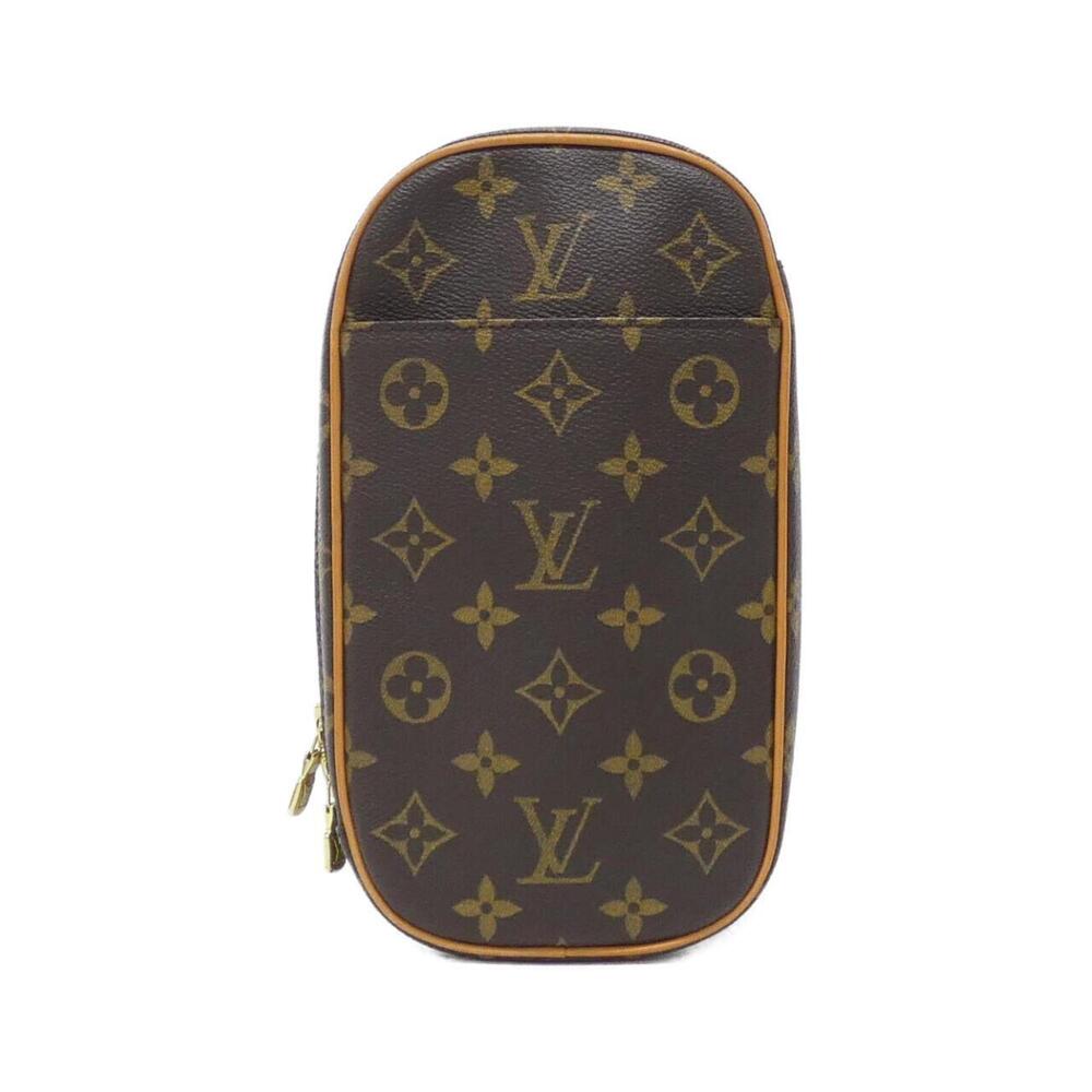 LOUIS VUITTON Authentic Brown Monogram Pochette Shoulder Bag